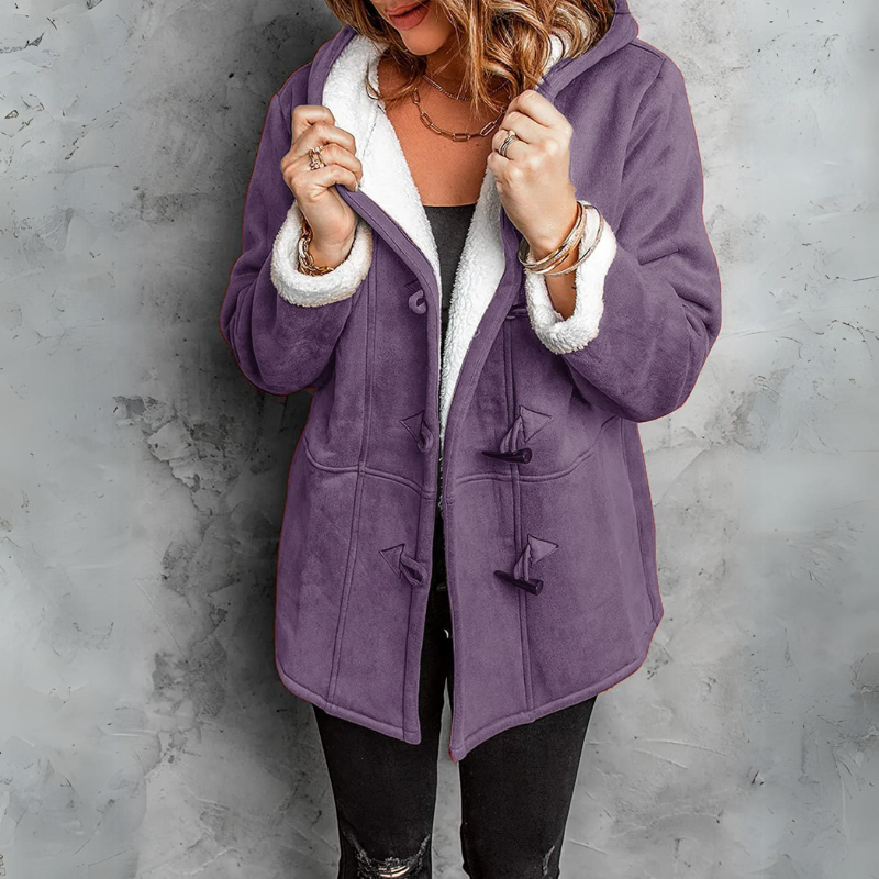 RENAYA - HOODED TOGGLE COAT