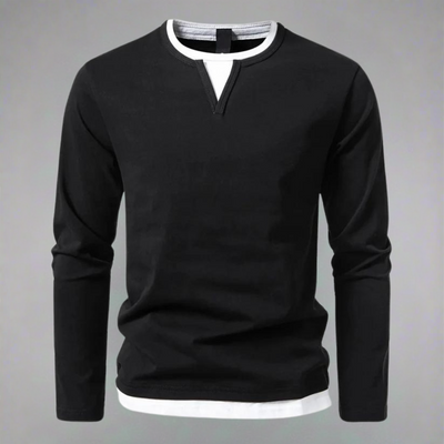 HERNAN - LONG V-NECK SWEATER