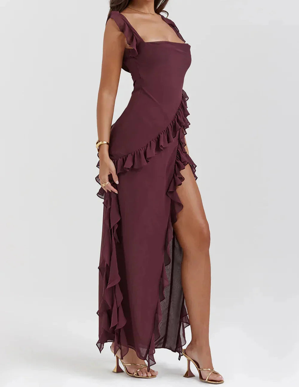 STASHA - OPEN LEG DRESS