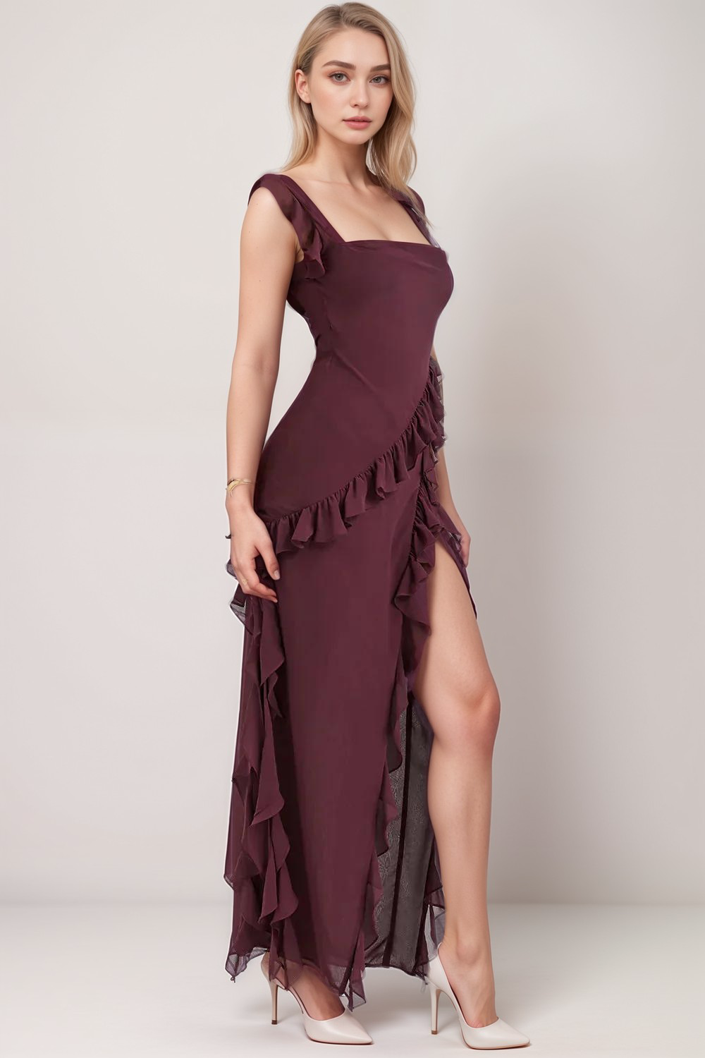 STASHA - OPEN LEG DRESS