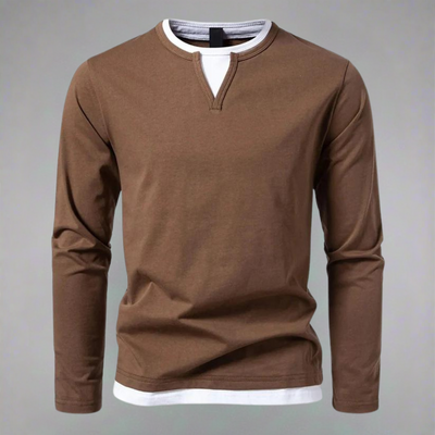 HERNAN - LONG V-NECK SWEATER