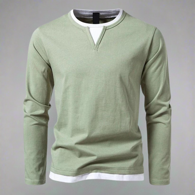 HERNAN - LONG V-NECK SWEATER