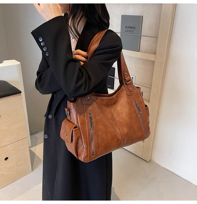 NEORA - LEATHER TOTE BAG