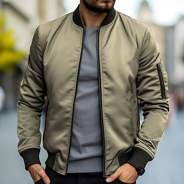 Regio - Casual Men's Bomber Jacket