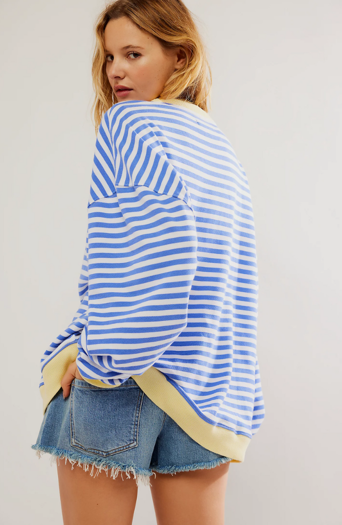 Nella - Classic Striped Knit Oversized Sweater (Buy 1 Get 1 Free)