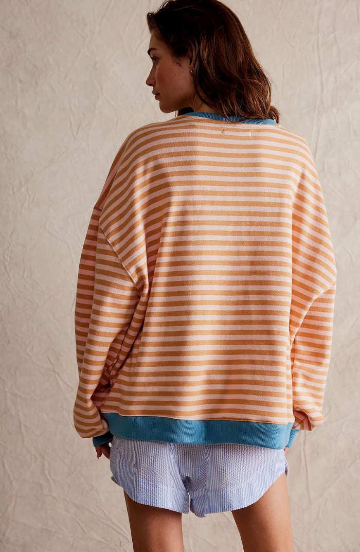 Nella - Classic Striped Knit Oversized Sweater (Buy 1 Get 1 Free)