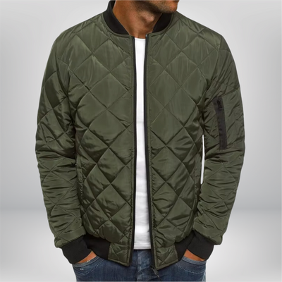 ASHTON - QUILTED BOMBER JACKET