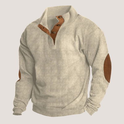 PERCY - BUTTON-UP SWEATER