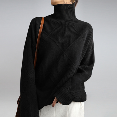 ZACHA - TURTLENECK  KNIT SWEATER