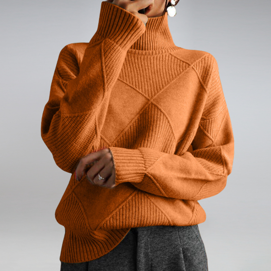 ZACHA - TURTLENECK  KNIT SWEATER