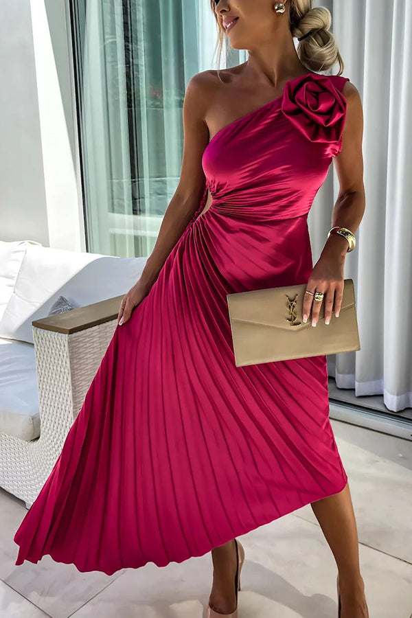 LIZIA - ONE SHOULDER DRESS