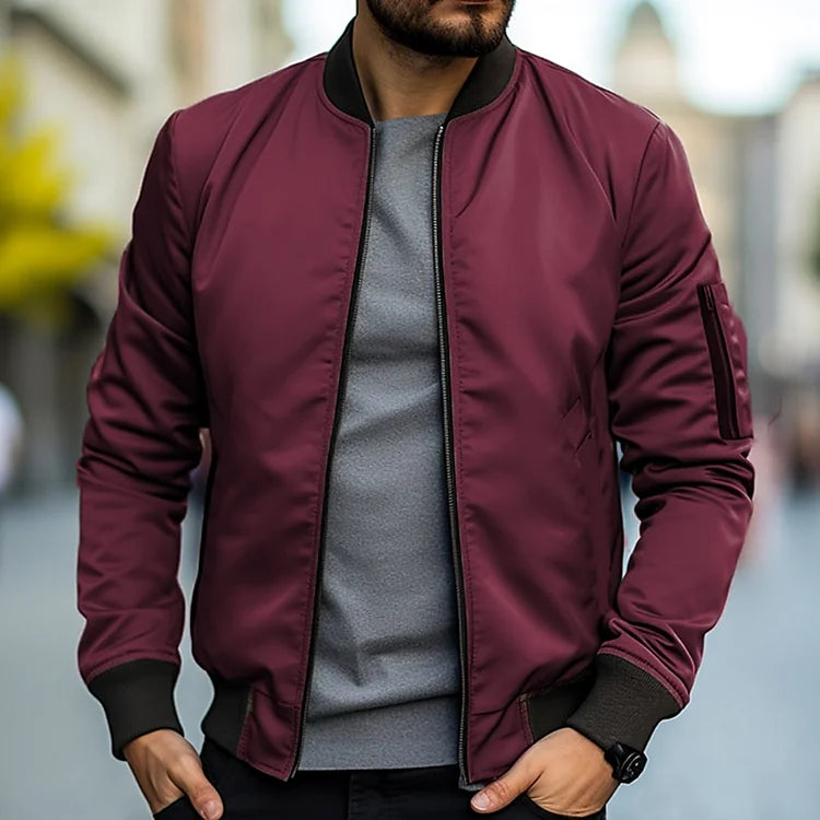 Regio - Casual Men's Bomber Jacket