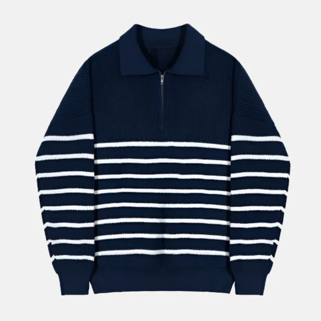 MIRAKO - QUARTER ZIP SWEATER