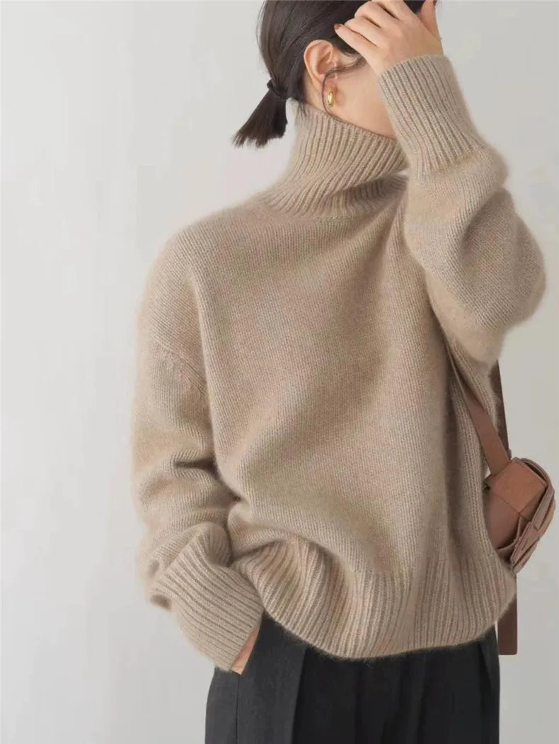 LYSIA - WOOL TURTLENECK SWEATER