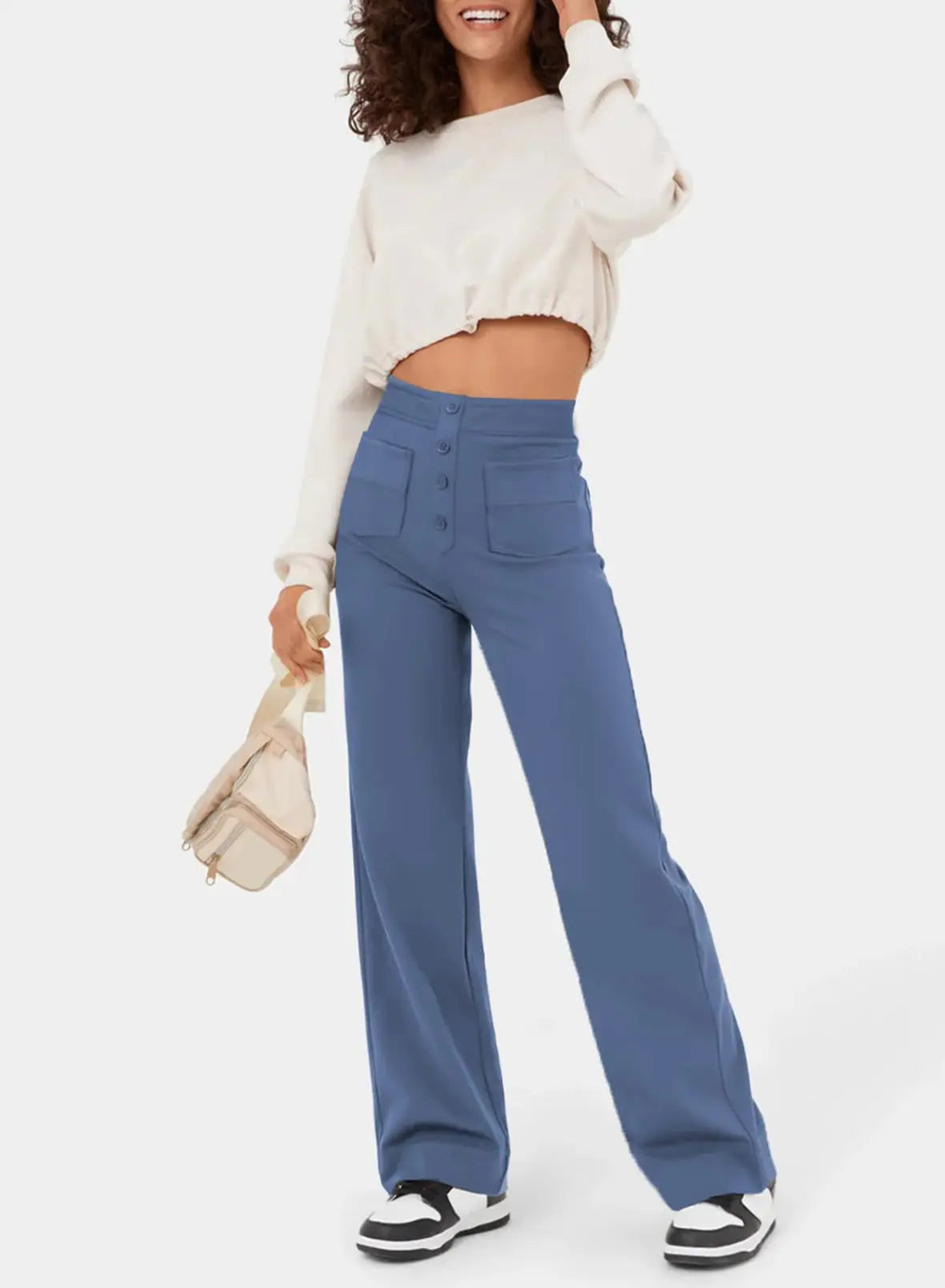 CATRIA - HIGH WAISTED PANTS