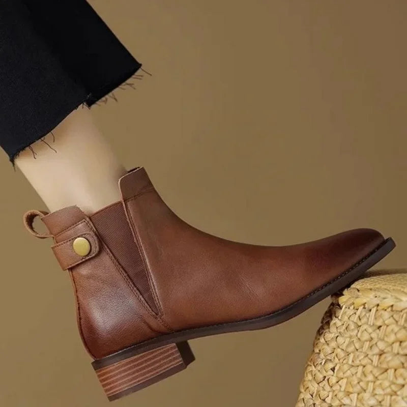 REESE - CHELSEA LEATHER BOOTS