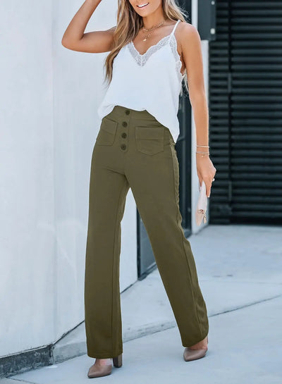 CATRIA - HIGH WAISTED PANTS