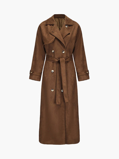 DOLLY - SUEDE TRENCH COAT