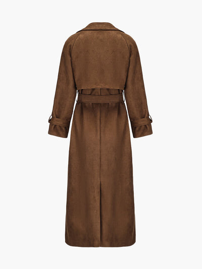 DOLLY - SUEDE TRENCH COAT