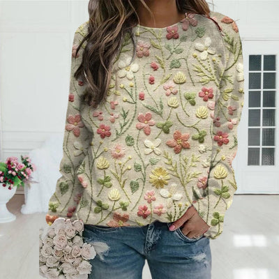 STIEL - FLORAL PETTERN PULLOVER