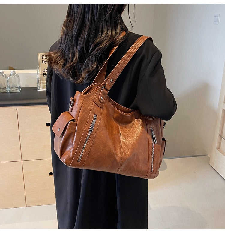 NEORA - LEATHER TOTE BAG