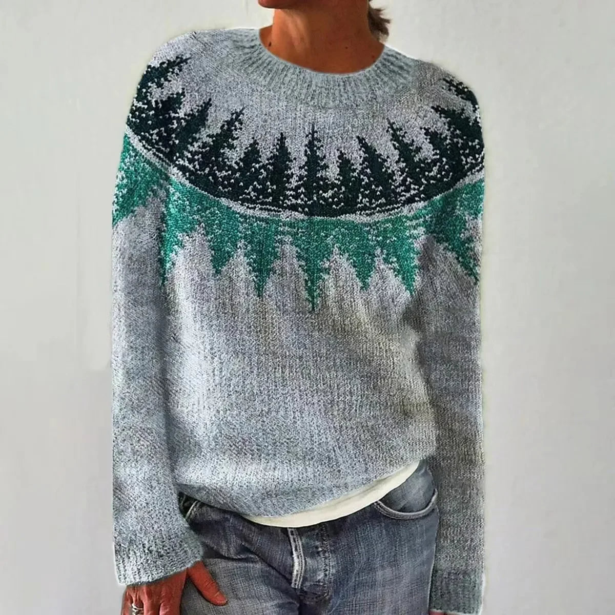 HIANA - RETRO AUTUMN SWEATER