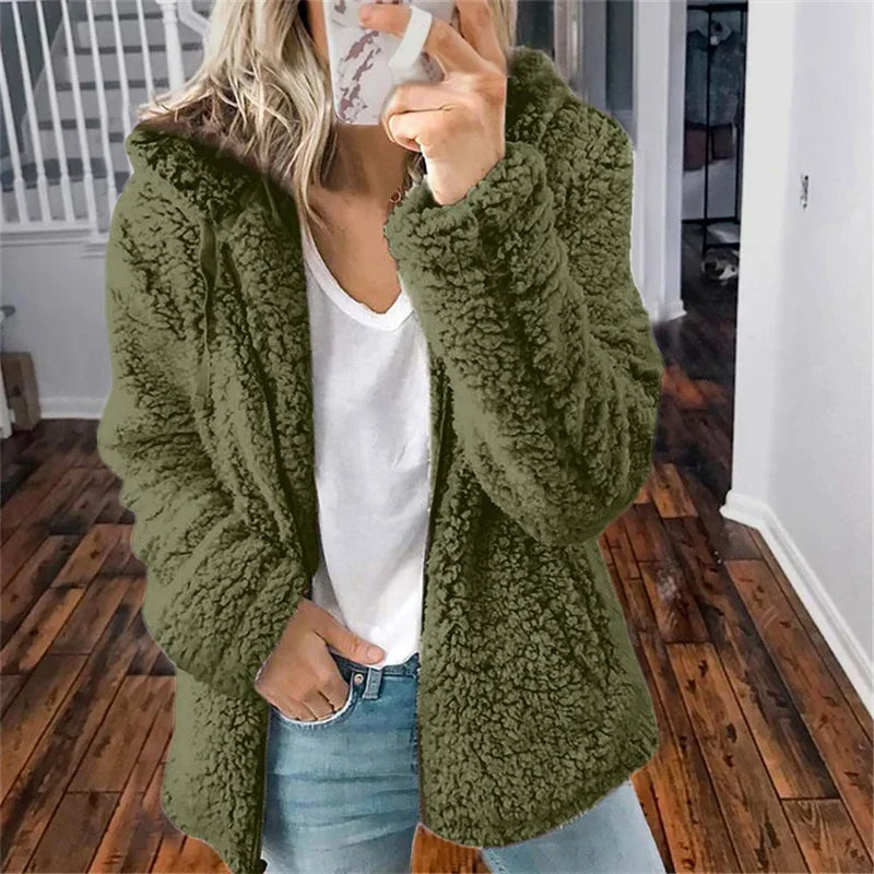 ALVIA - SOFT FLEECE CARDIGAN