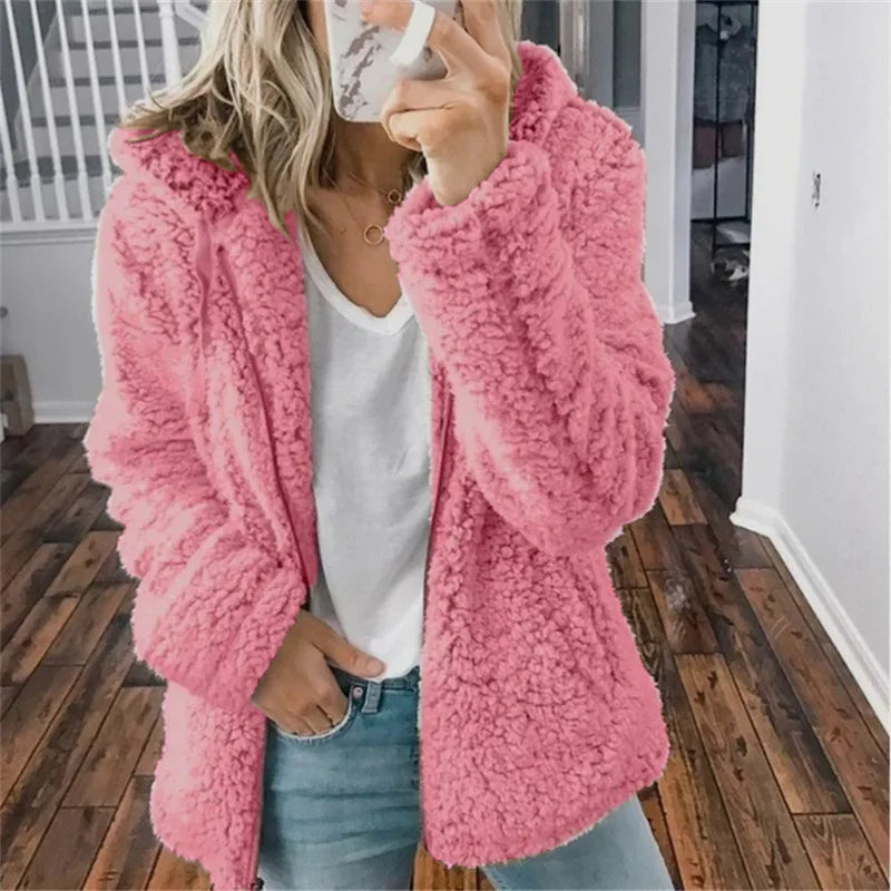 ALVIA - SOFT FLEECE CARDIGAN