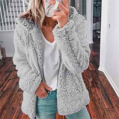 ALVIA - SOFT FLEECE CARDIGAN