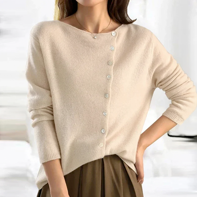 RETHA - ELEGANT BUTTON CARDIGAN