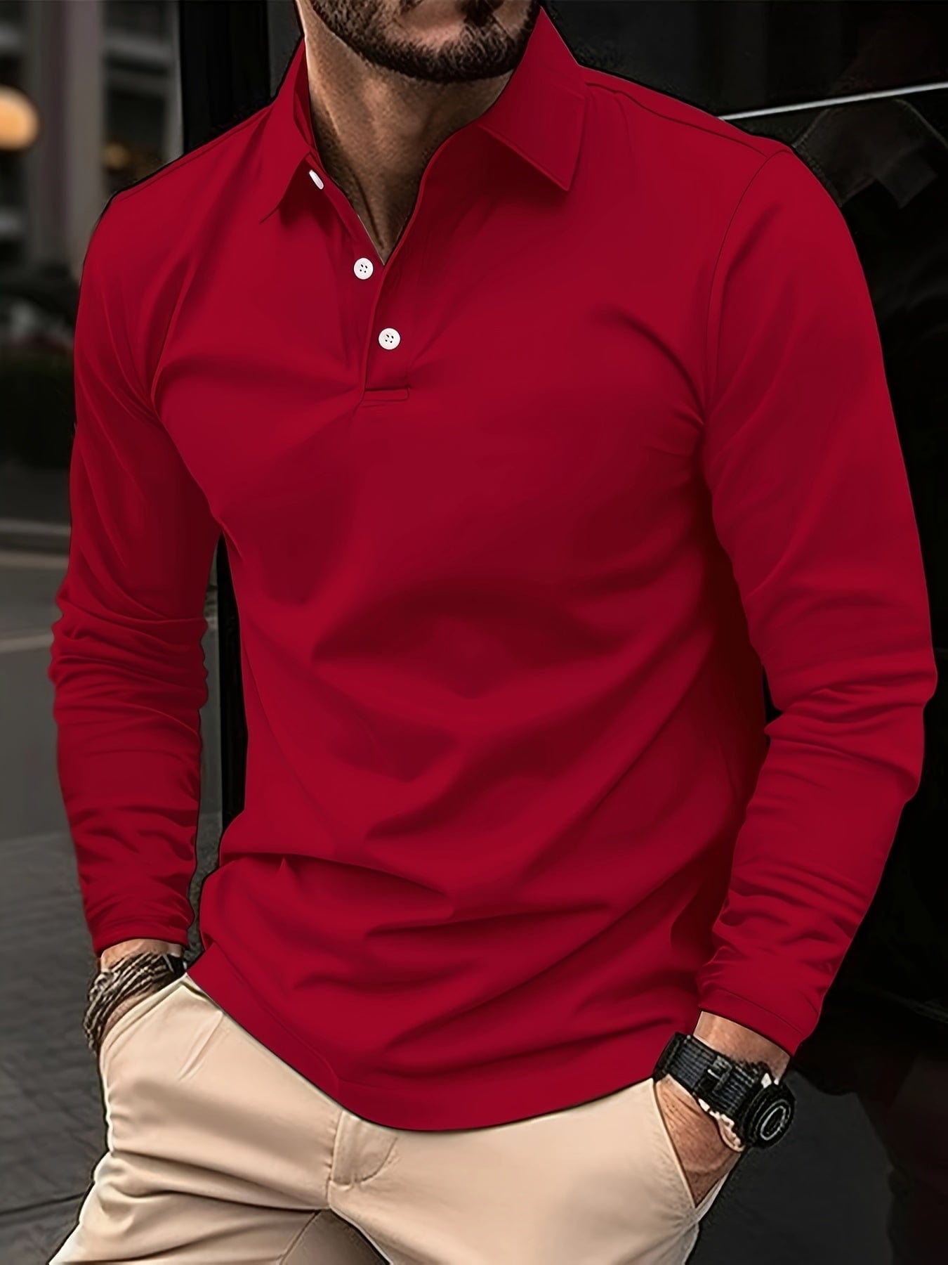 REID - LONG SLEEVE POLO