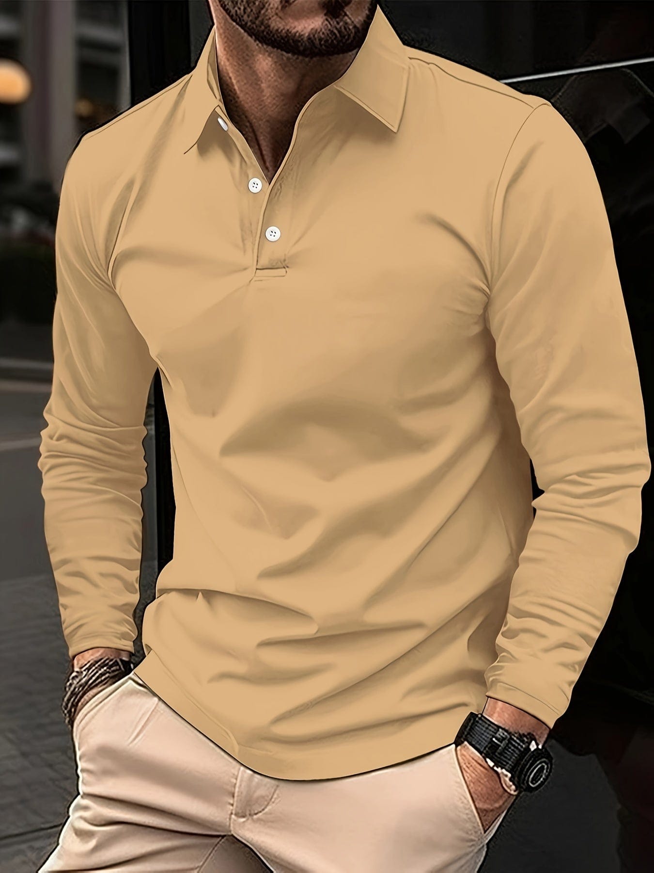 REID - LONG SLEEVE POLO