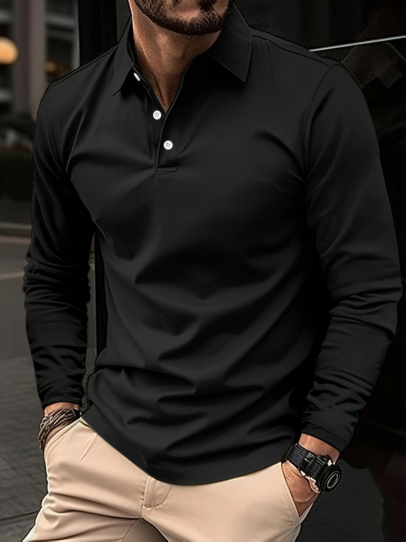 REID - LONG SLEEVE POLO