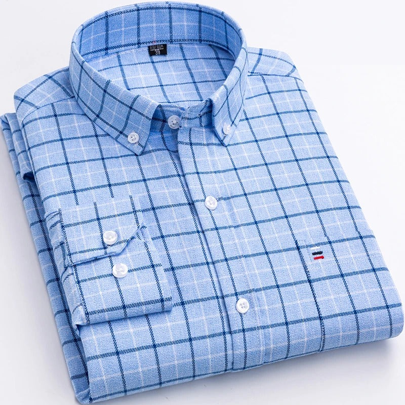 MICHO - CHECKED COTTON SHIRT