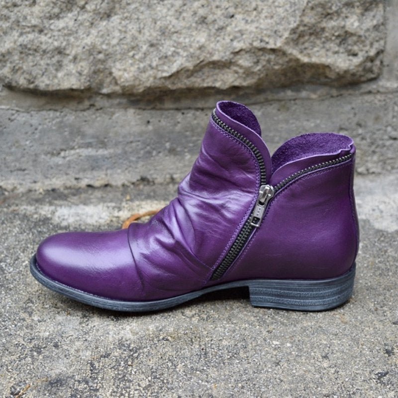 IVY - ZIP-UP ANKLE BOOTS